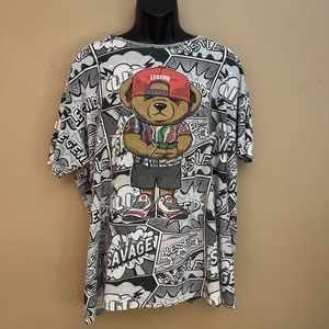 Launder Legend Bear T Shirt 4XL 100% cotton Gently worn
